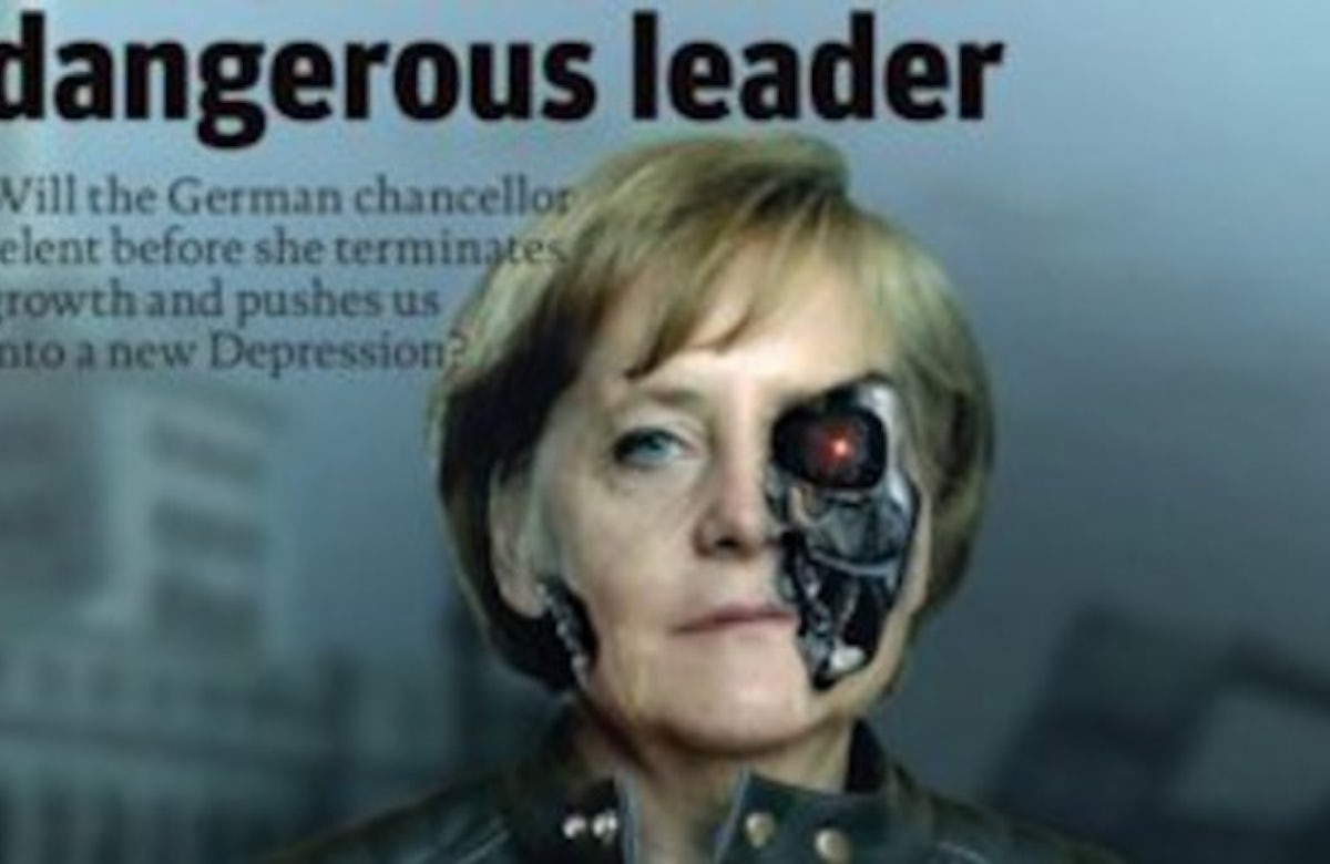 World Jewish Congress says British magazine's Merkel-Hitler analogy “in bad taste”