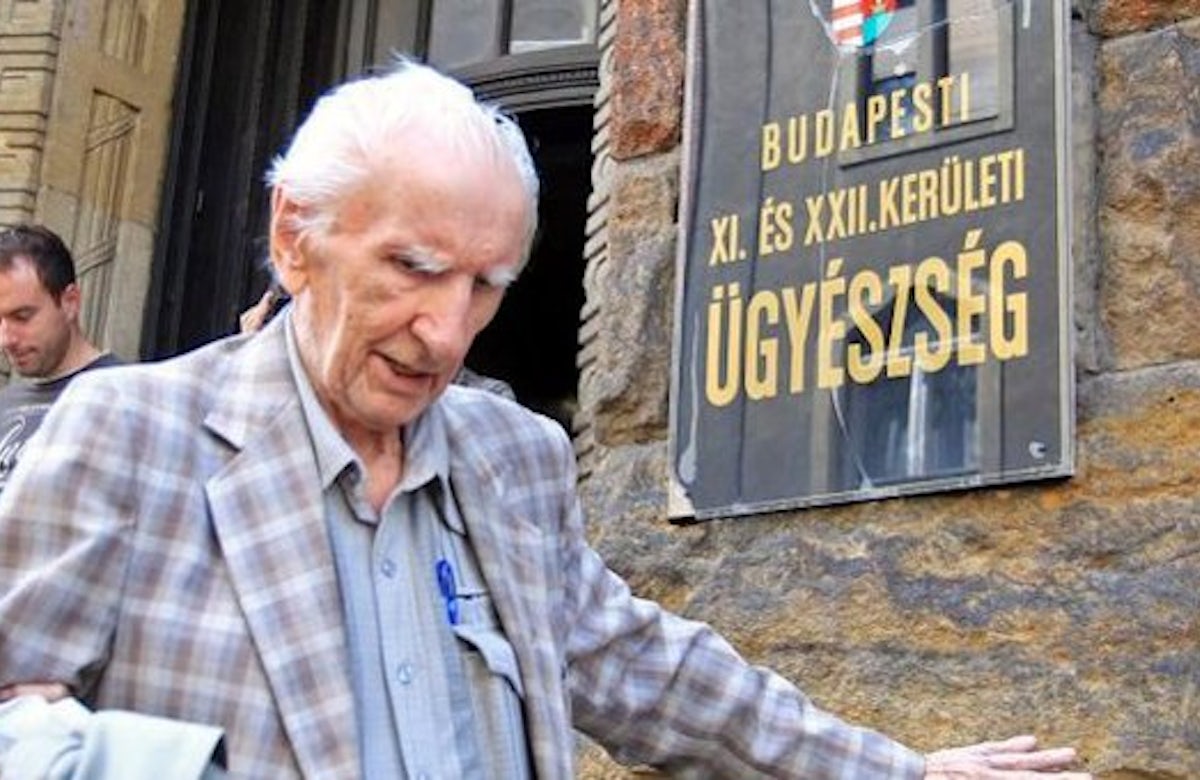 Hungarian Nazi war crimes suspect Csatary dies before trial commences