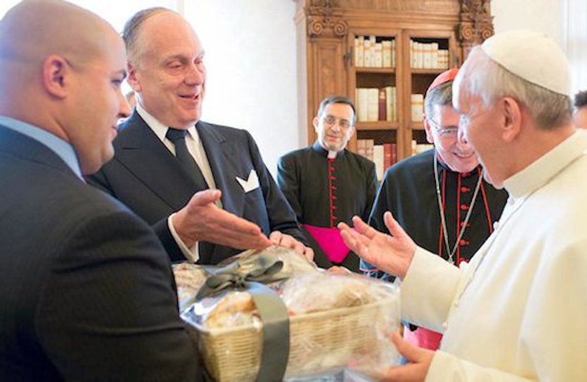 In Rome, Pope Francis asks WJC President Lauder to wish world Jewry 'Shana Tova'