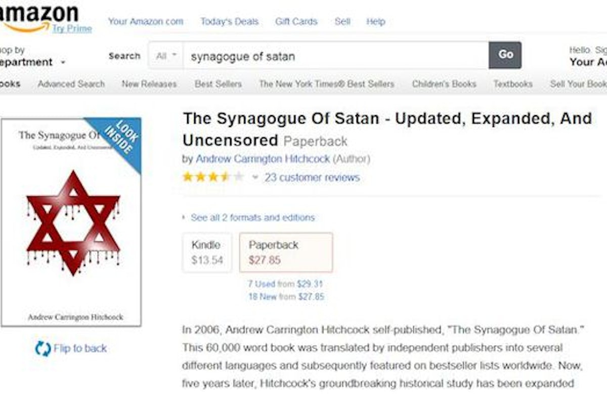 Don't sell books that deny the Holocaust, WJC urges Amazon.com