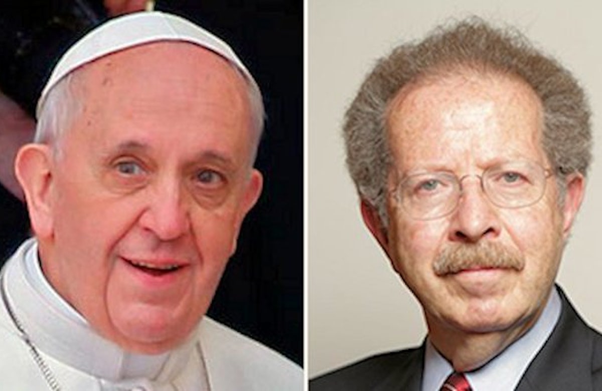 Menachem Z. Rosensaft: A message from Pope Francis to a son of Holocaust survivors 
