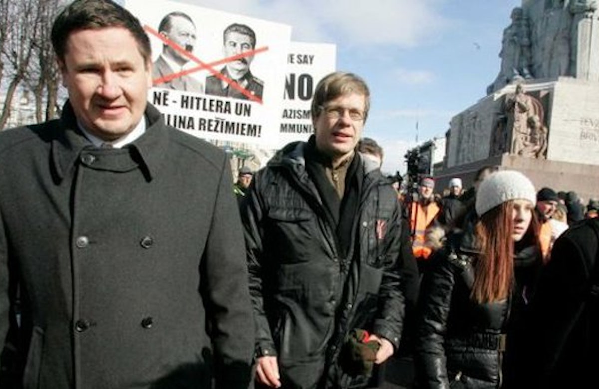 Latvian minister fired after defying government ban to attend SS veterans' march