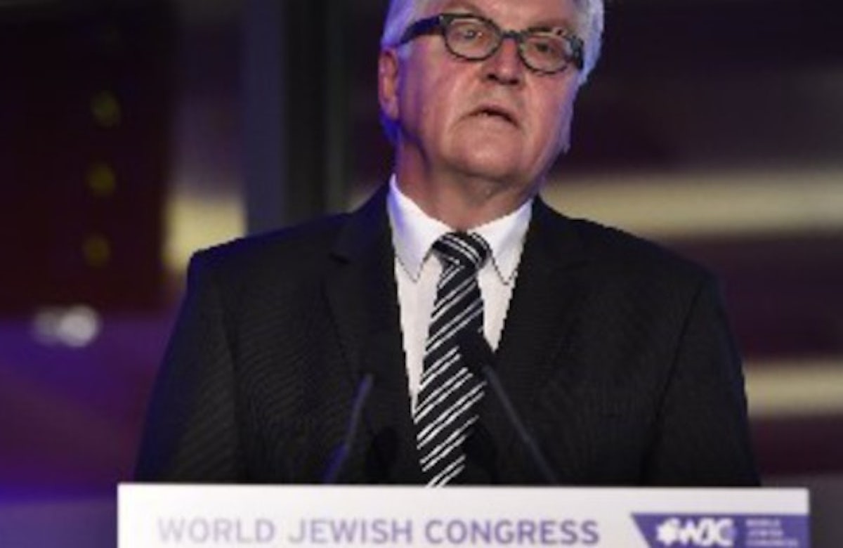 German FM Steinmeier: "There is no place for anti-Semitism in Germany!"