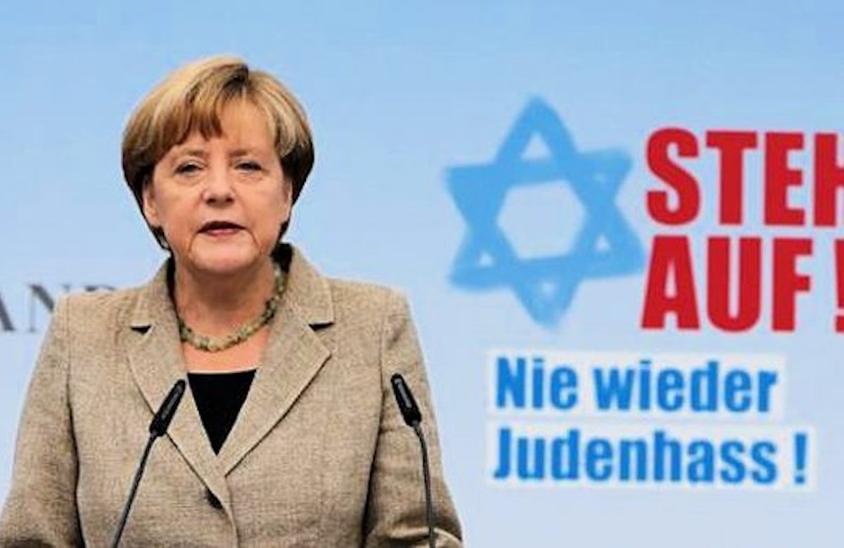 Angela Merkel: Fighting anti-Semitism is a German duty
