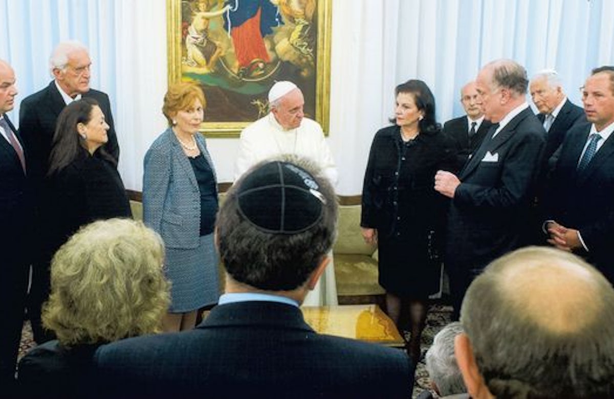 World Jewish Congress delegation received by Pope Francis on Rosh Hashana eve