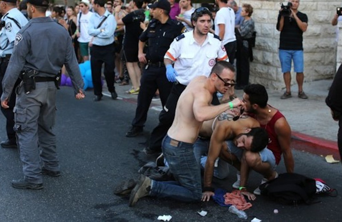 WJC denounces hate crime at Jerusalem Gay Pride parade
