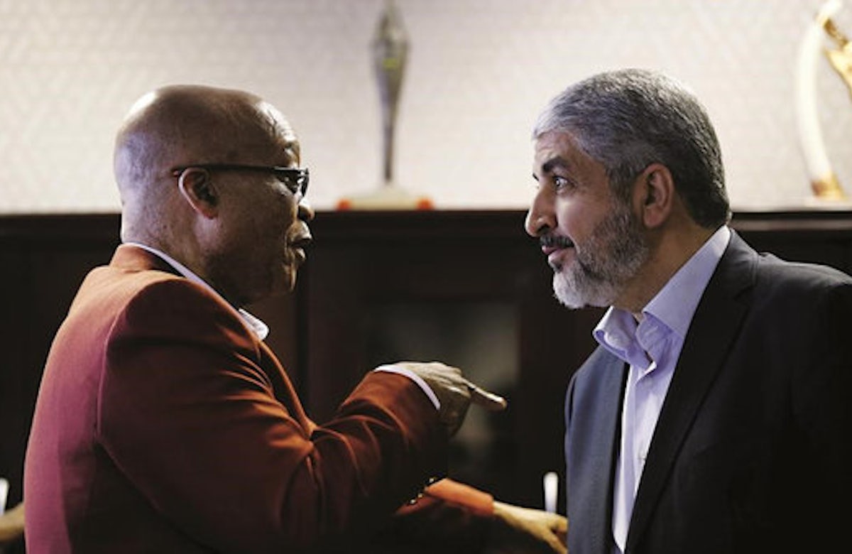 Jewish groups, Israel furious as South Africa's Zuma hosts Hamas leader Mashal