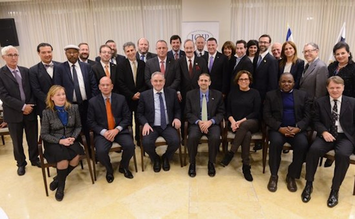 At WJC-sponsored event, Jewish lawmakers from around the world meet in Jerusalem
