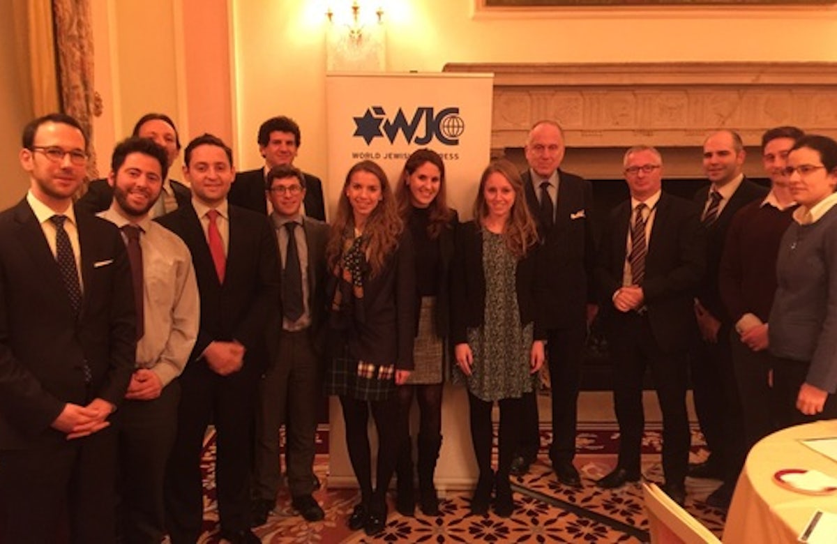 WJC President Lauder meets with new British members of World Jewish Congress - Jewish Diplomatic Corps