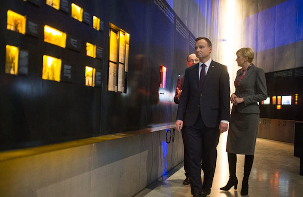 Polish President Duda: Anti-Semitism is also an insult to Poles who saved Jews during Shoah