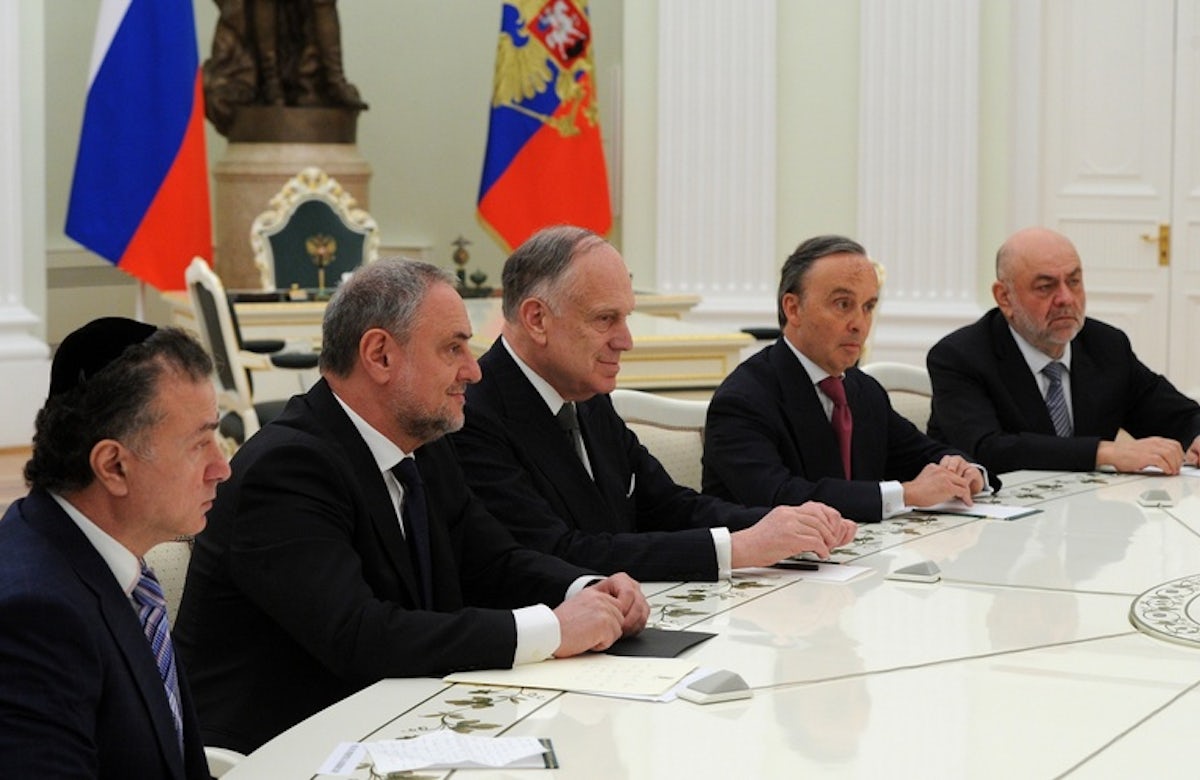 VIDEO: World Jewish Congress delegation, led by Ronald Lauder, meets Russian President Vladimir Putin