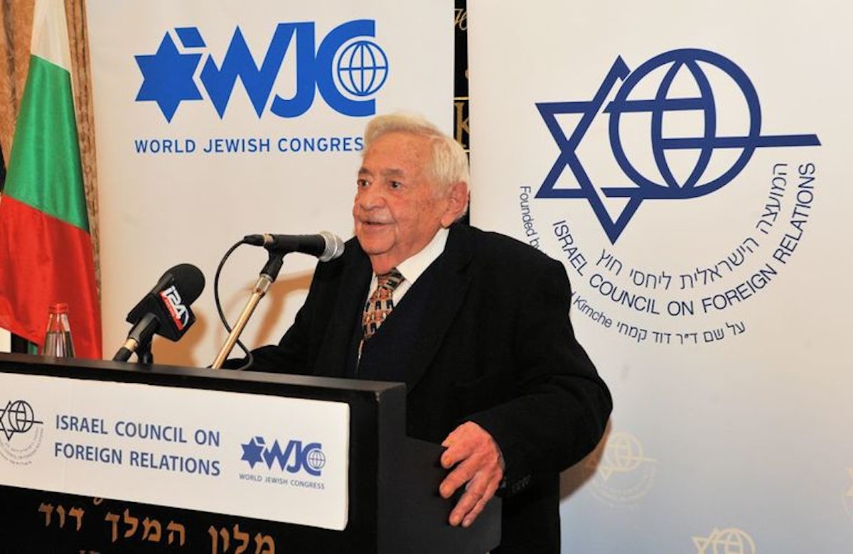 World Jewish Congress mourns passing of veteran Israeli diplomat Mordechai Arbell
