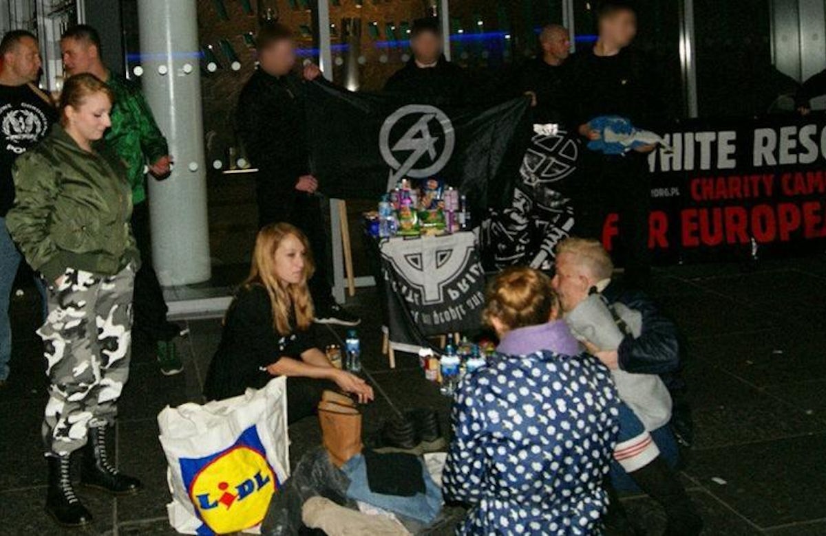 Hitler supporters in UK hand out food to 'white-only' homeless people