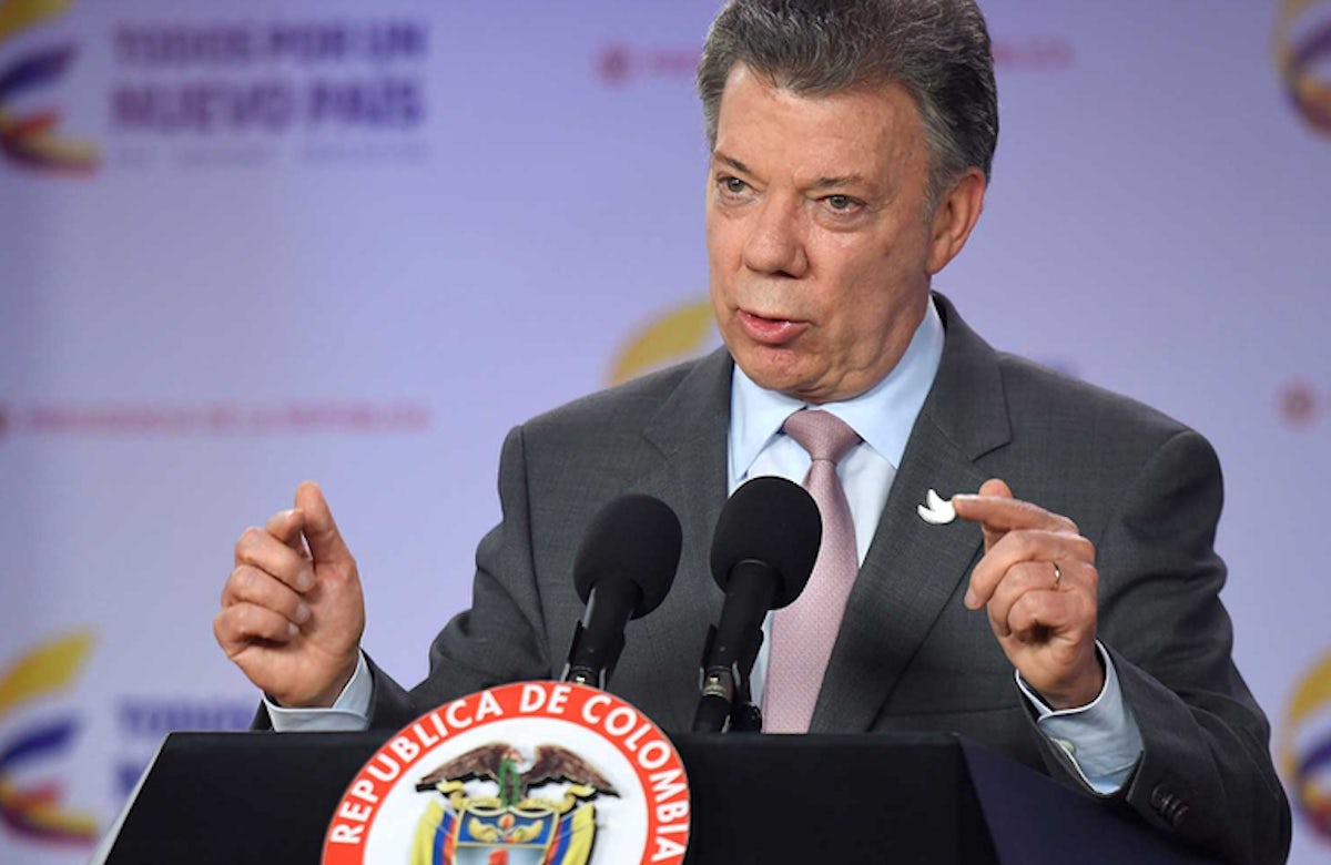 WJC President Lauder: Colombia's Juan Manuel Santos deserves Nobel Peace Prize