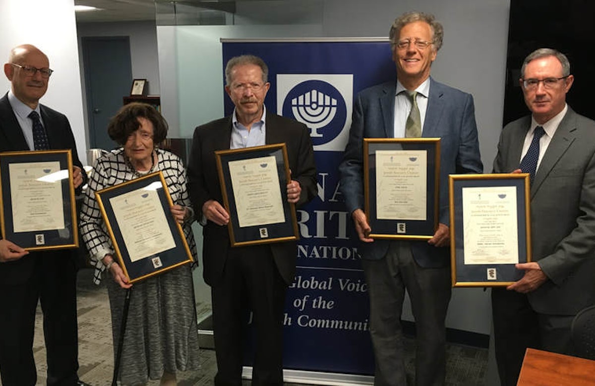 Bnai Brith honors Jews who rescued fellow Jews during Holocaust 