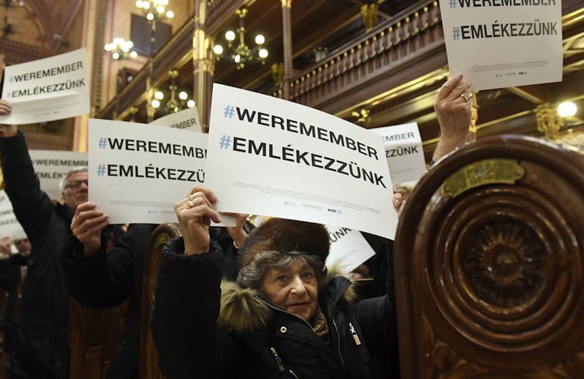 Hungarian Jews join World Jewish Congress' We Remember campaign 