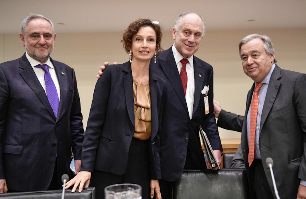 WJC President Ronald S. Lauder at UNESCO conference at UNGA: ‘World leaders must not remain silent in the face of antisemitism'