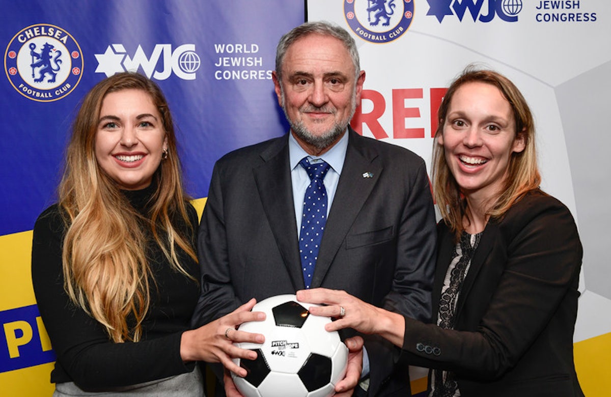 Chelsea FC and WJC name US and Israeli winners in global campaign to combat racism and antisemitism in sports