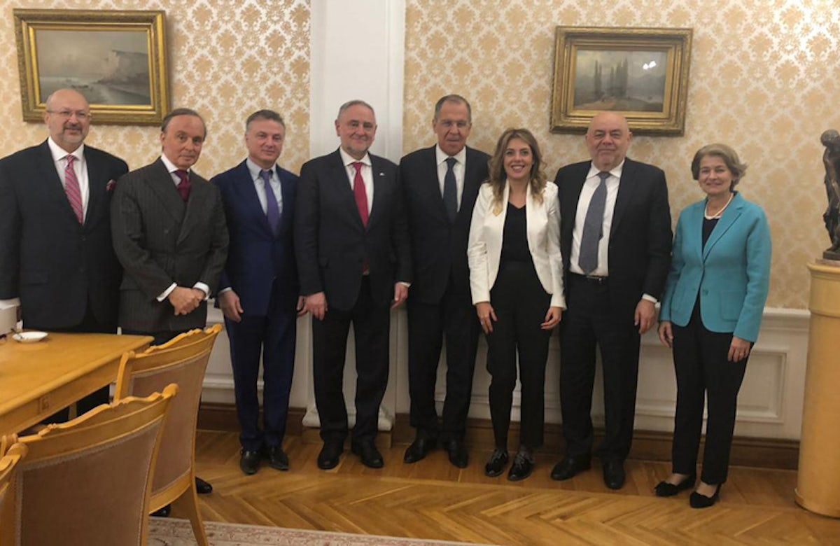 High-level WJC delegation meets Russian Foreign Minister Sergei Lavrov in Moscow, on sidelines of conference on combating antisemitism