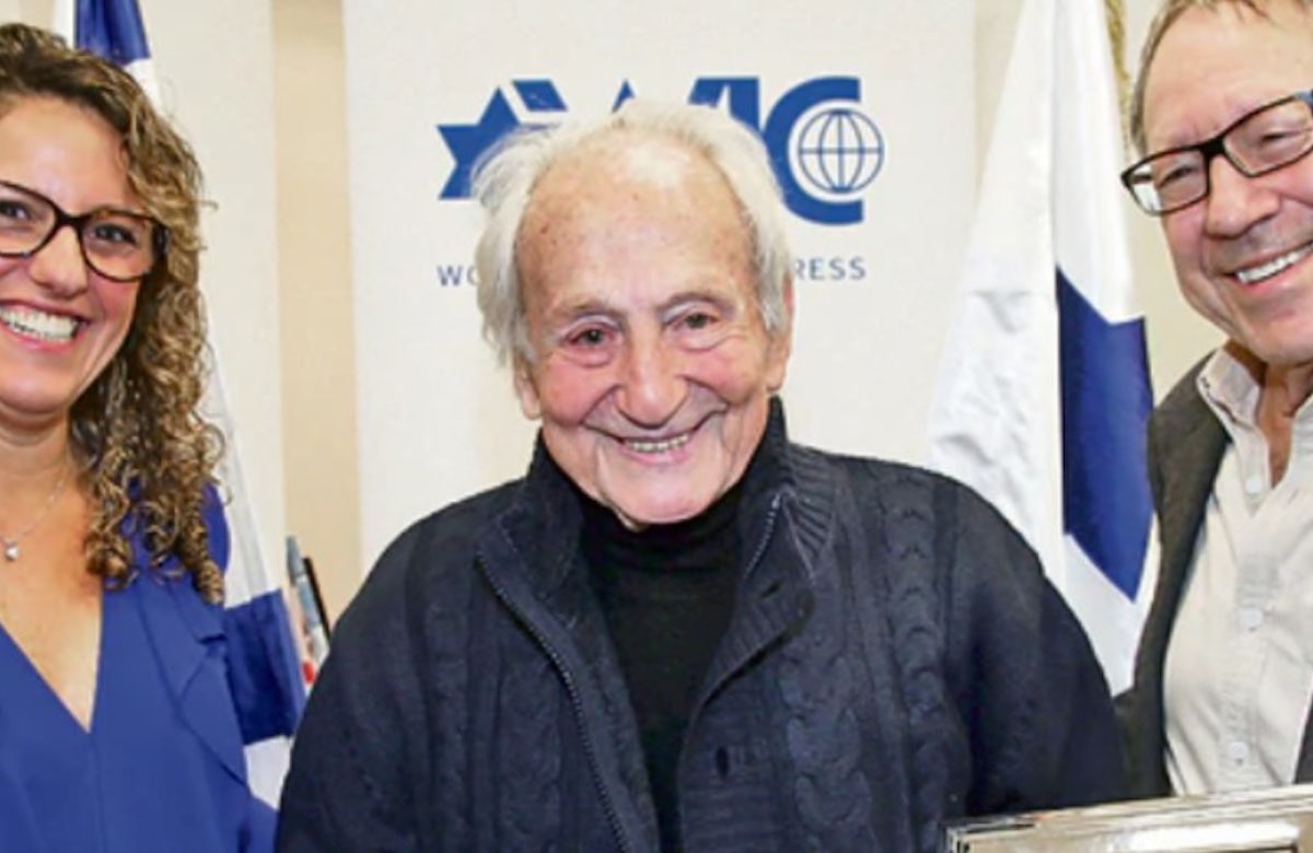 World Jewish Congress mourns death of Noah Klieger, recipient of 2018 WJC We Remember Award