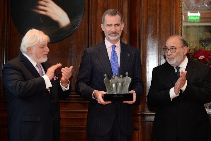 LAJC awards Spanish King with Shalom Prize in recognition of restitution for Sephardic Jews