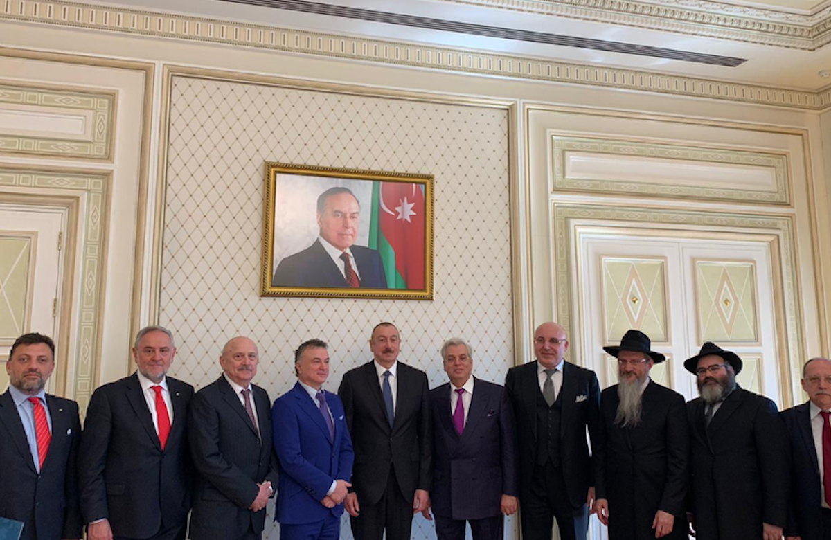WJC and EAJC leaders meet with Azeri President Ilham Aliyev