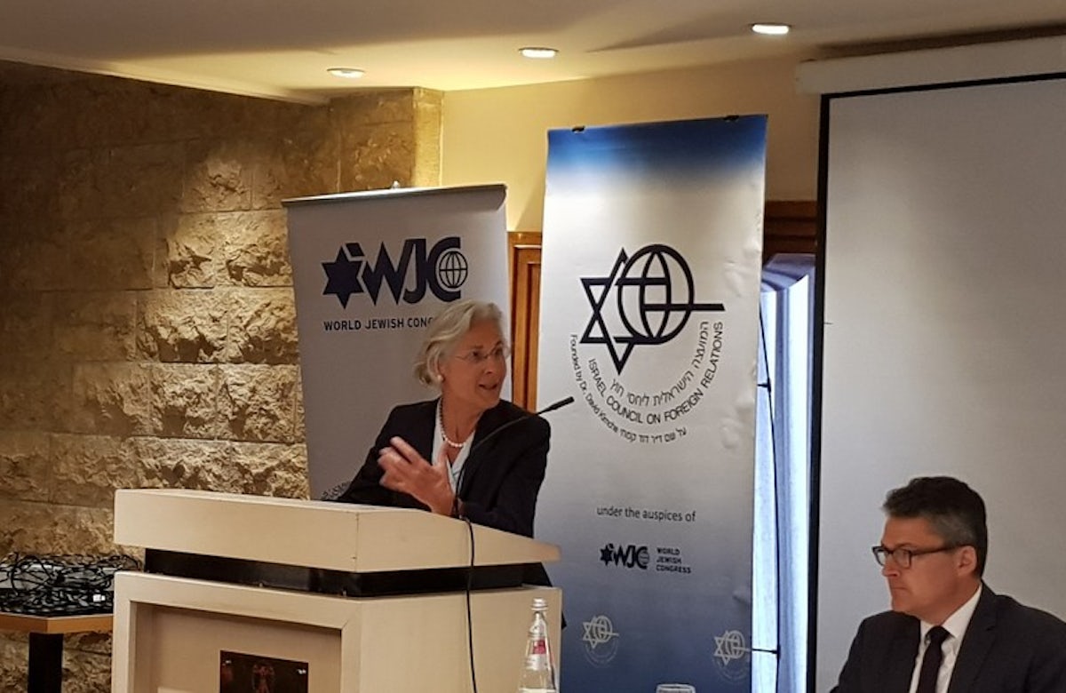 At Jerusalem forum co-hosted by WJC, German ambassador says antisemitism won't be tolerated